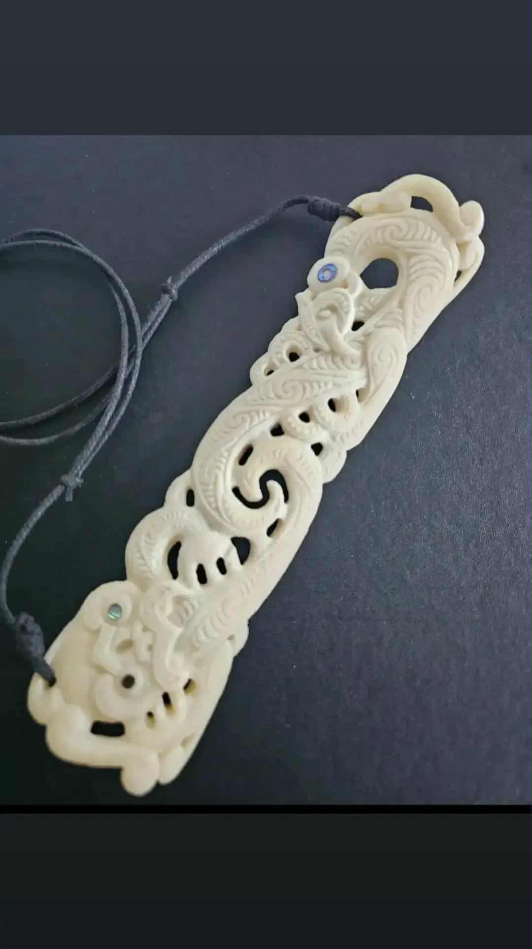 Bone Carving #19 Tane-nui-a-Rangi