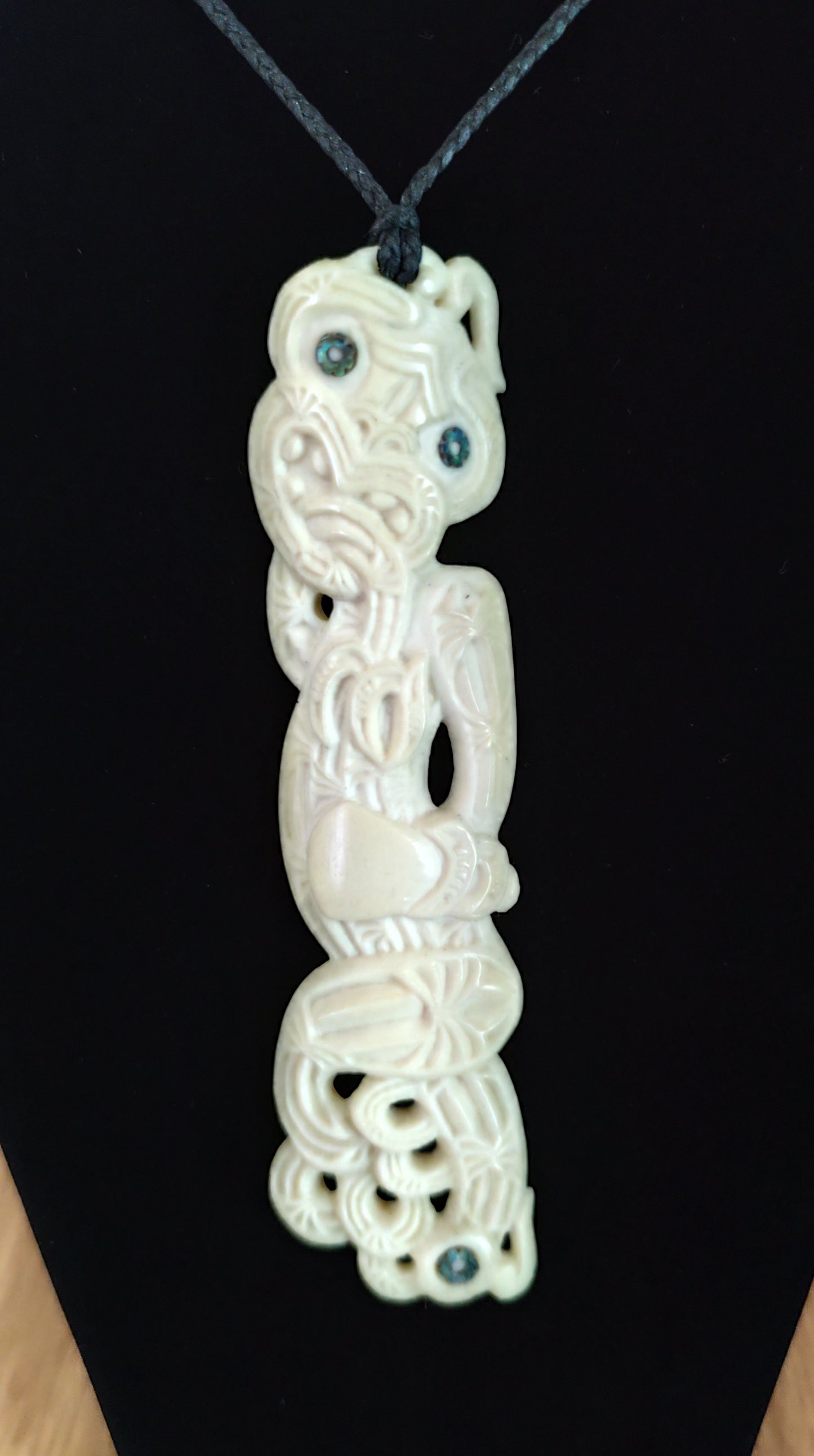 Bone Carving #71 Titokowaru (Marakihau)
