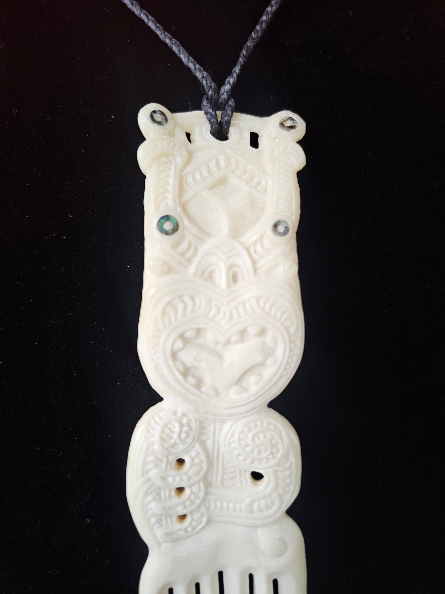 Bone Carving #74 Tamatekapua (Heru)