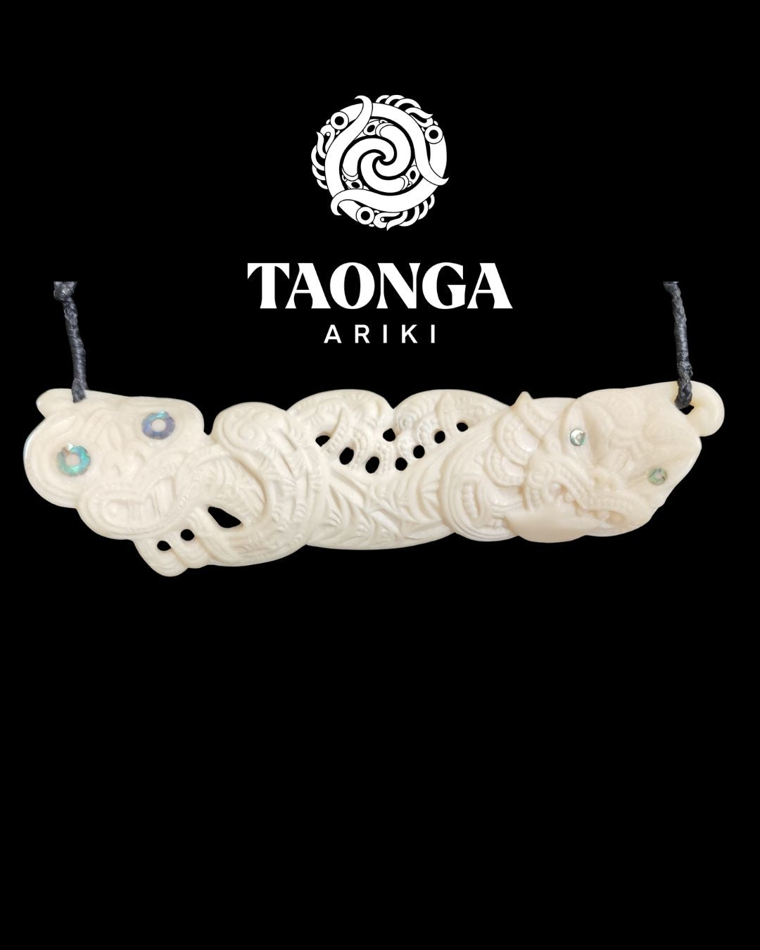 Bone Carving #79 Pare Arikitanga