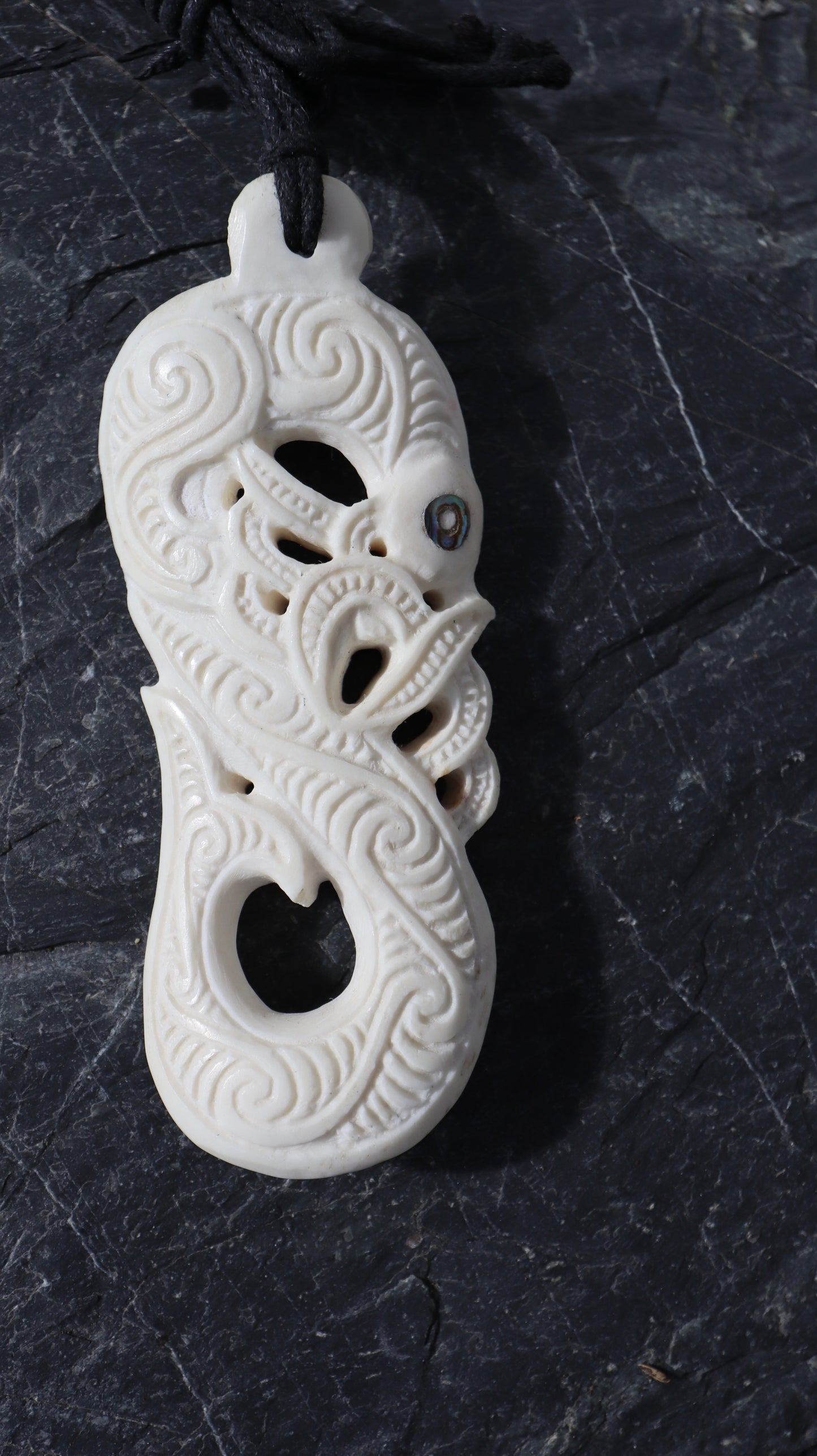 Bone Carving #6 Manaia (Tangaroa)