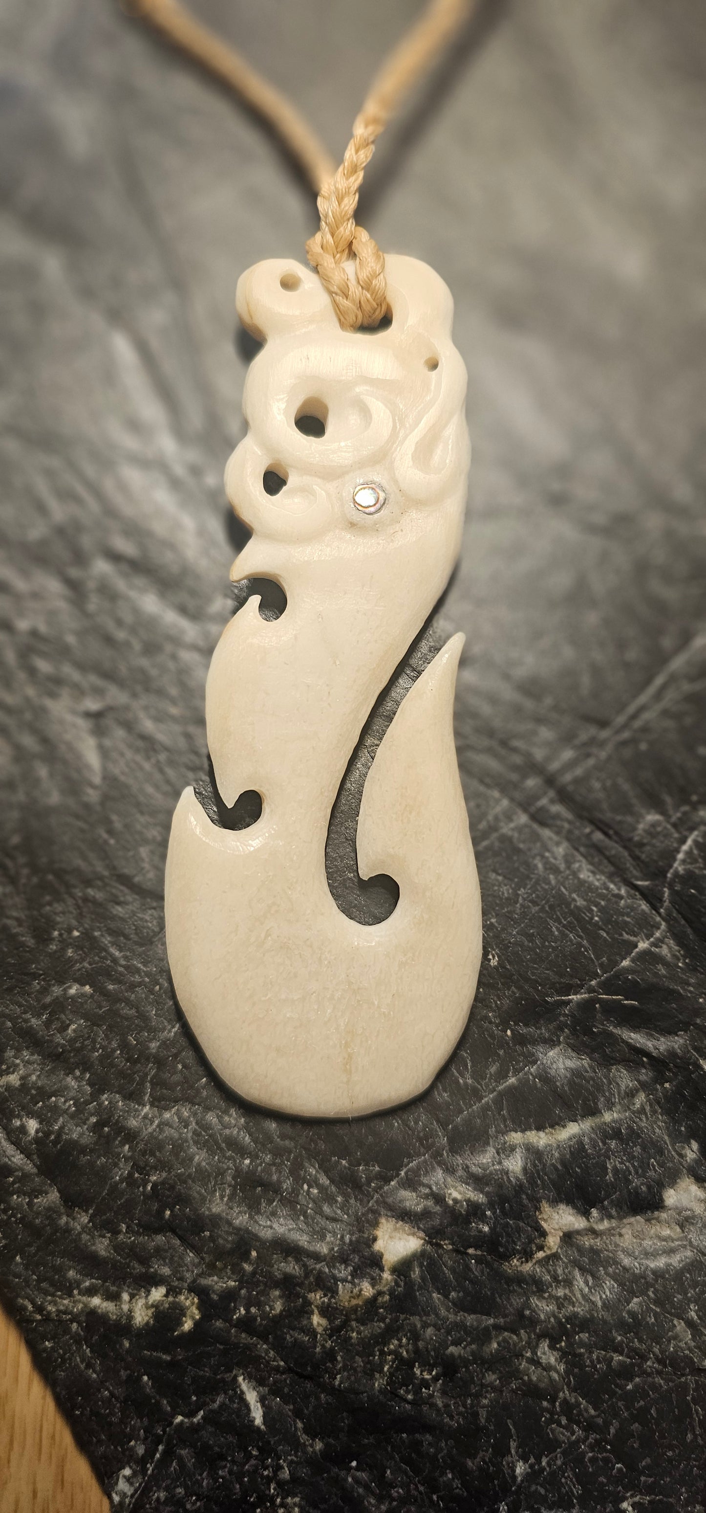 Bone Carving #54 Te Wheke (Octopus)