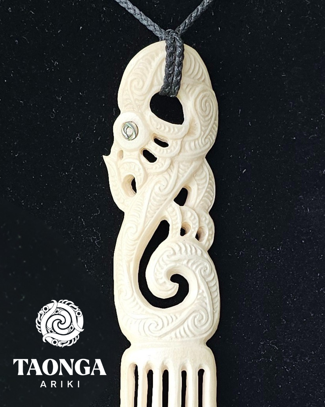 Bone Carving #55 Manaia (Heru)